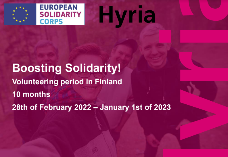 2021 esc european solidarity corps finland izmenjava mednarodno